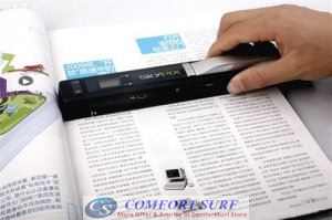 600dPi Mini Portable SkyPix Handheld / Cordless Color Scanner printer